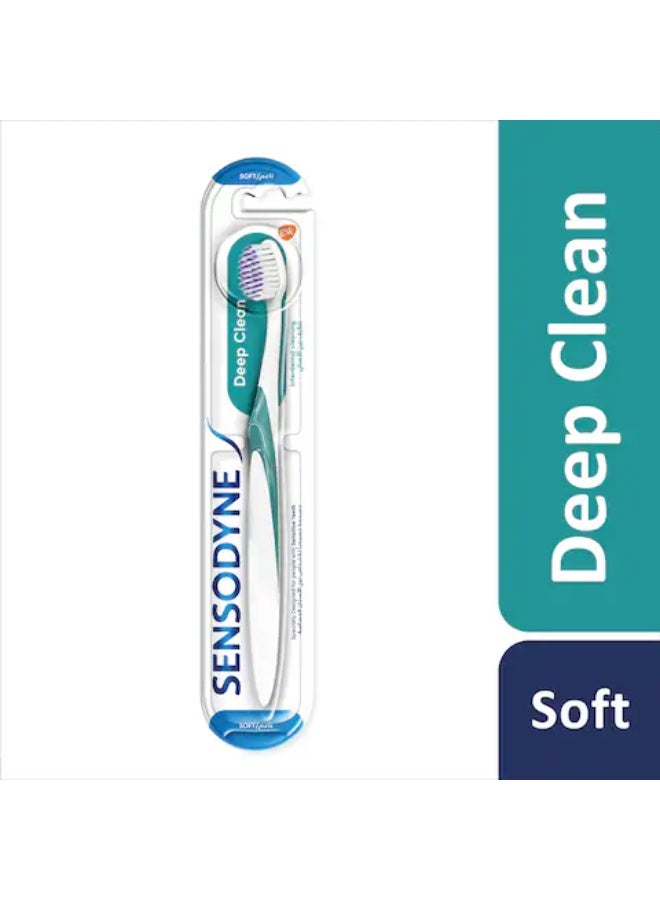 Sensodyne Deep Clean Toothbrush for Sensitive teeth- Soft multi colour - Image 4
